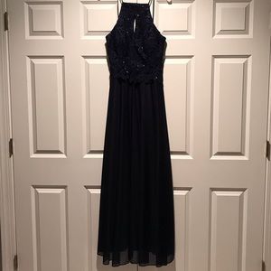 Cachet Navy Blue formal prom Mother of the Bride